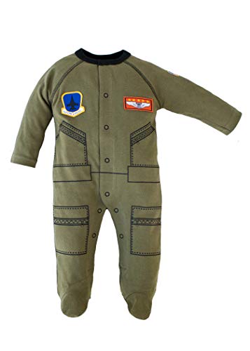 Trooper Clothing Flight Suit Infant Crawler (OD Green) (3/6 Month)