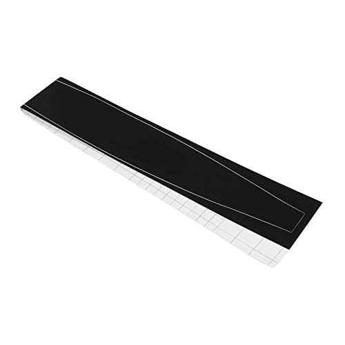 for PS5 Console Middle Skin, Host Middle Strip Sticker Center Part Protection Strip Film for PS5 Optical Drive Edition Host, and Scratch Resistant (Brushed Black)