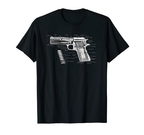 Colt 1911 Parts Diagram T-Shirt