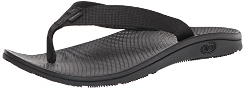 Chaco Women's Classic FLIP Flop, Solid Black, 9