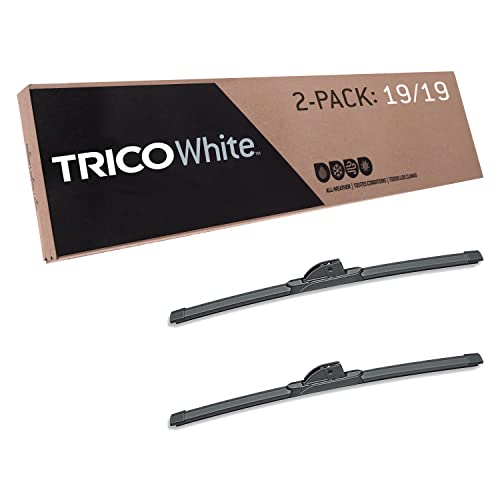 Trico White 19 Inch Pack of 2 Extreme Weather Winter Automotive Replacement Windshield Wiper Blades for My Car (35-1919)