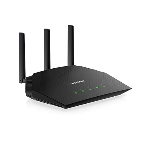 NETGEAR 4-Stream 6 Router (R6700AXS) – with 1-Year Armor Cybersecurity Subscription - AX1800 Wireless Speed (Up to 1.8 Gbps) | Coverage up to 1,500 sq. ft., 20+ devices, AX WiFi 6 w/ 1yr Security