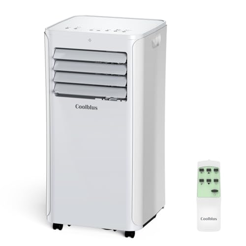 Coolblus portable air conditioner,12000 BTU portable ac unit up to 550 Sq,3 IN 1 with Remote Control,White