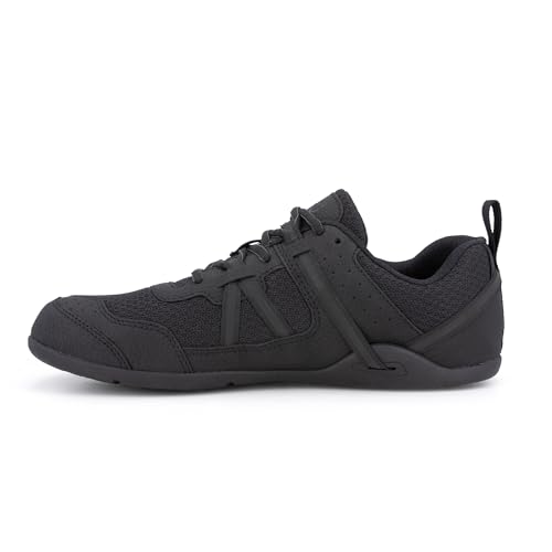 Xero Shoes Prio Men's Barefoot Shoes — Running Shoes for Men, Zero Drop, Minimalist, Wide Toe Box, Lightweight Workout Footwear — Black, Size 11.5
