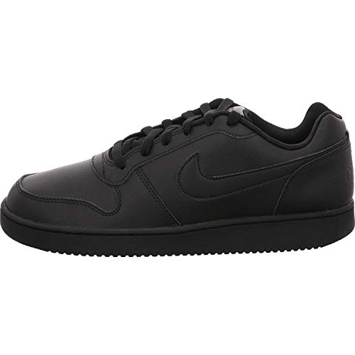 Nike Men's Ebernon Low Basketball Shoe, Black/Black, 10.5 Regular US