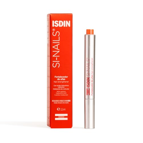 ISDIN SI-NAILS Nail Strengthener Cuticle Serum Treatment with Hyaluronic Acid , 0.08 Fl Oz (Pack of 1)