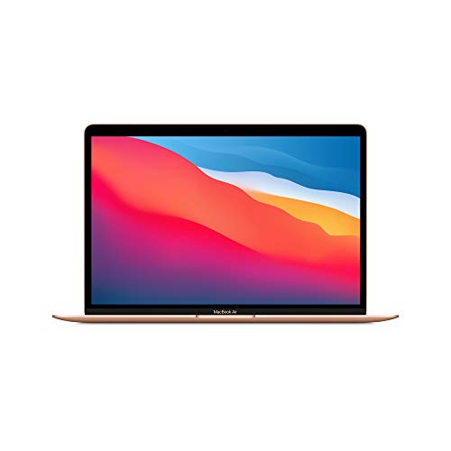 Apple 2020 MacBook Air Laptop M1 Chip, 13” Retina Display, 8GB RAM, 256GB SSD Storage, Backlit Keyboard, FaceTime HD Camera, Touch ID. Works with iPhone/iPad; Gold