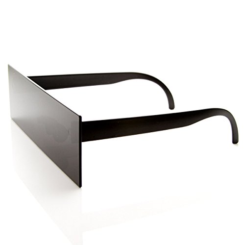 zeroUV Internet Censorship One-Piece Black Bar Novelty Sunglasses (Black)