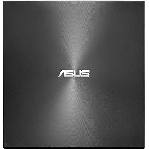 ASUS ZenDrive Black 13mm External 8X DVD/Burner Drive +/-RW with M-Disc Support, Compatible with Both Mac & Windows and Nero BackItUp for Android Devices (USB 2.0 & Type-C Cables Included)