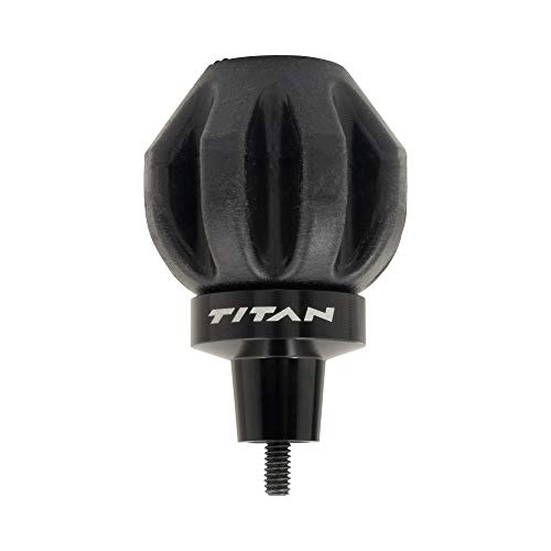 Allen Company Titan Crossbow Bolt De-Cocking Head, Standard AMO/ATA Arrow Threads, Silicone/Steel, Black