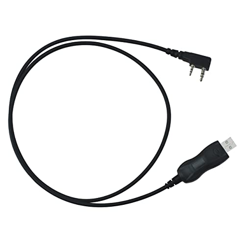 BTECH PC03 FTDI Universal Plug & Play USB Programming Cable, Baofeng, Kenwood Radios - Compatible with UV-5R, BF-F8HP, GMRS-V2, UV-82HP & More - Easy Setup, No Driver Needed
