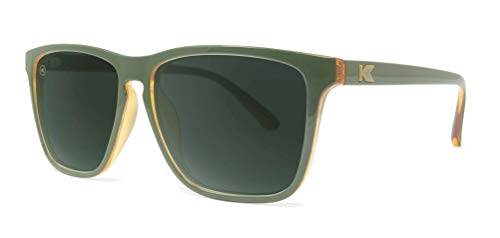 Knockaround Fast Lanes Polarized Sunglasses for Men & Women - Impact Resistant Lenses & Full UV400 Protection, Coyote Calls Green