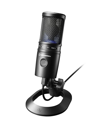 Audio-Technica AT2020USB-X Cardioid Condenser USB Microphone, Black