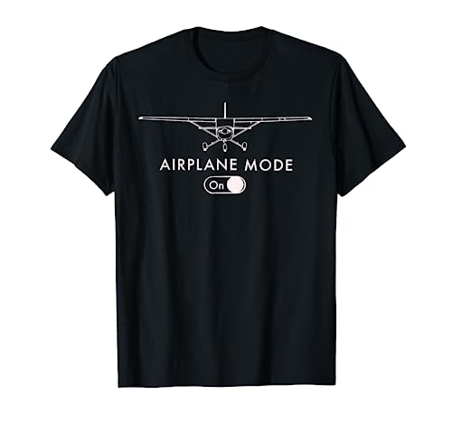 Pilot C172 Flying Gift Airplane Mode Short Sleeve T-Shirt