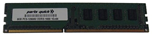 parts-quick 8GB DDR3 Memory for Shuttle - XPC SZ87R6 PC3-12800 1600MHz Non-ECC Desktop DIMM Compatible RAM Upgrade