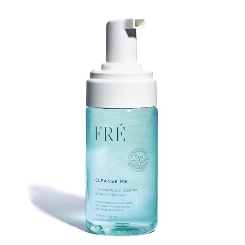 FRÉ Foaming Facial Cleanser with Micellar Water, Cleanse Me Skincare - Cleanser & Makeup Remover Moisturizes Face & Reduces Irritation with Hyaluronic Acid - Face Wash for Blackheads