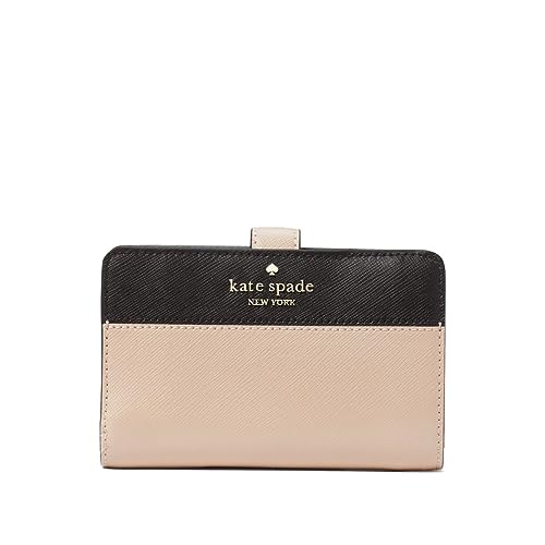 Kate Spade Wallet for Women Madison Medium Compact Bifold Wallet, Toasted, wallet