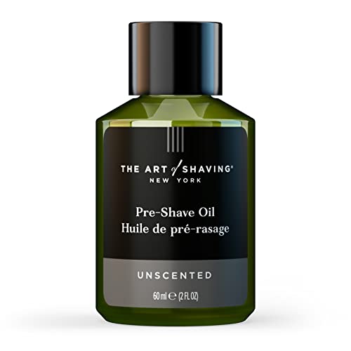 The Art of Shaving Pre Shave Oil for Men, Protects Against Irritation and Razor Burn, Clinically Tested for Sensitive Skin, Unscented, 2 Fl Oz