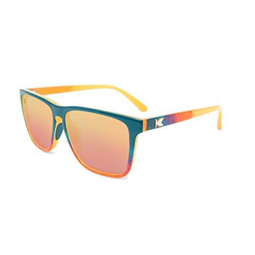 Knockaround Fast Lanes Sport - Polarized Running Sunglasses for Women & Men - Impact Resistant Lenses & Full UV400 Protection, Desert