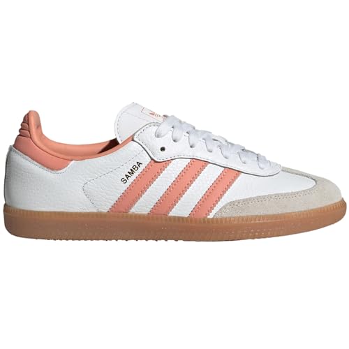adidas Originals Men's Samba Soccer Shoe (Footwear White/Wonder Clay/White, US Footwear Size System, Adult, Men, Numeric, Medium, 8)
