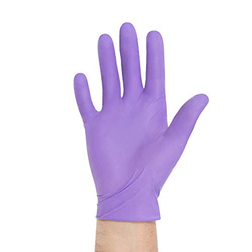 HALYARD Purple Nitrile Exam Gloves, Ambidextrous, Nitrile, XL, Purple 55084 (Case of 900)