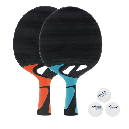 CORNILLEAU Set of 2 paddles and 3 balls TACTEO Pack 4 Duo