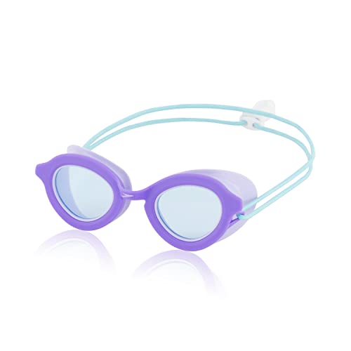 Speedo Unisex-Child Swim Goggles Sunny G Ages 3-8, Purple/Celeste