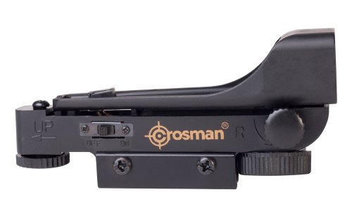 Crosman 0290RD Wide View Red Dot Sight For Airguns With 3/8-Inch Dovetail Mount
