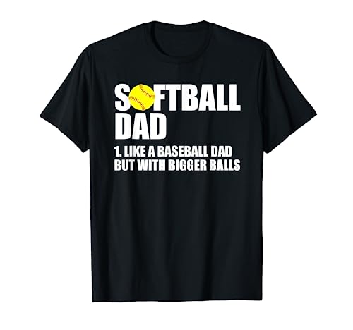Softball Dad Definition Funny T-Shirt