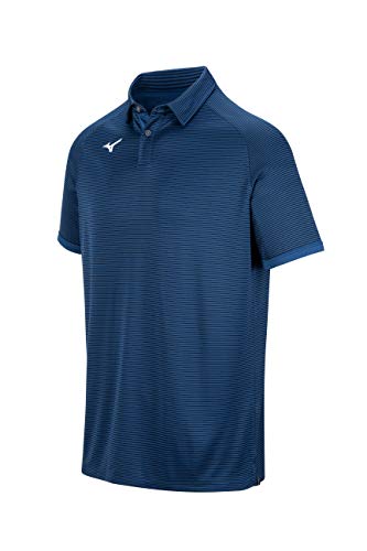 Mizuno Men's Scout Polo, Navy, Large