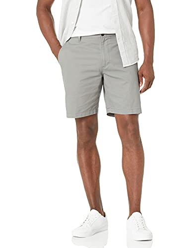 Dockers Men's Perfect Classic Fit 8' Shorts, Sea Cliff (Waterless), 34 Regular