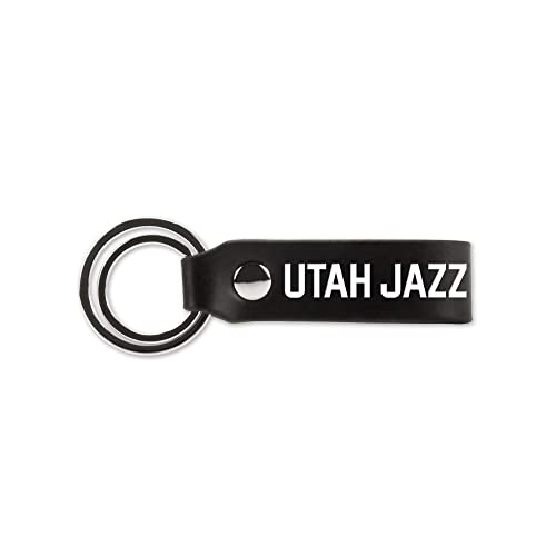 Rico Industries NBA Basketball Utah Jazz Lase Engraved Silicon Keychain Strap