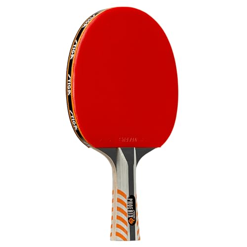 STIGA Phoenix Ping Pong Paddle - 5-Ply Ultra-Light Blade - 2mm Tournament-Approved Sponge - Flared Handle for Enhanced Control - Competitive Table Tennis Racket for Family Fun