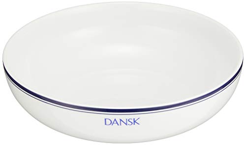 DANSK TH07356CL DANSK Bistro Pasta Ball 1070ml Microwave, Oven and Dishwasher Safe TH07356CLDANSK Blue Line Polished Simple Ceramic Bistro Pasta Ball 1070ml Microwave, Oven and Dishwasher Safe