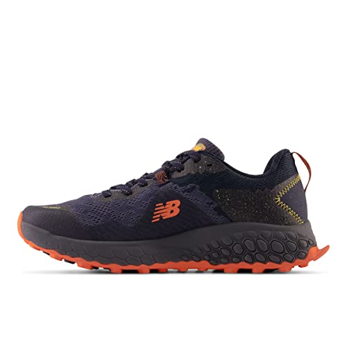 New Balance Men's Fresh Foam X Hierro V7 Running Shoe, Thunder/Vibrant Orange/Vibrant Apricot, 11.5