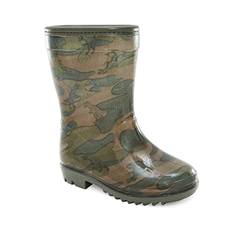 Simple Joys by Carter's Babies and Toddlers Rain Boots, Camo, 6 Toddler (1-4 Years)