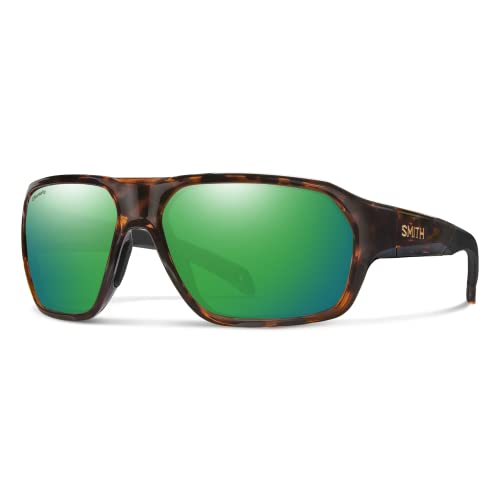SMITH Deckboss Sport & Performance Sunglasses - Tortoise | Chromapop Glass Polarized Green Mirror