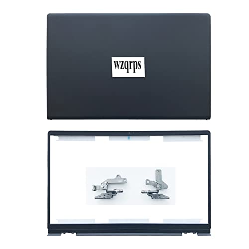 wzqrps Replacement Laptop LCD Cover Back Rear Top Lid Front Bezel with Hinges for Dell Inspiron 15 3510 3511 3515 00WPN8 0WPN8 09WC73 9WC73 AP3LE000901 Gray