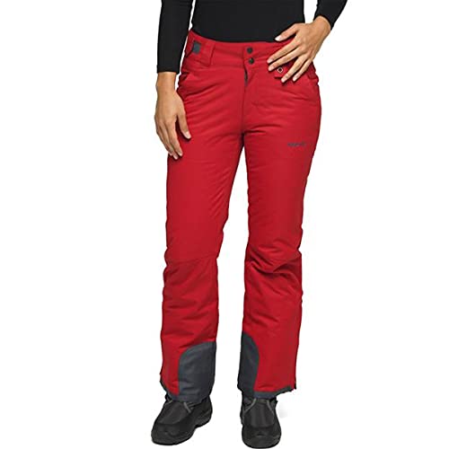 Arctix Women's Insulated Snow Pants, Vintage Red, Medium Tall
