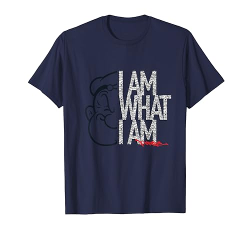 Popeye 'I AM WHAT I AM' Signature Phrase T-Shirt