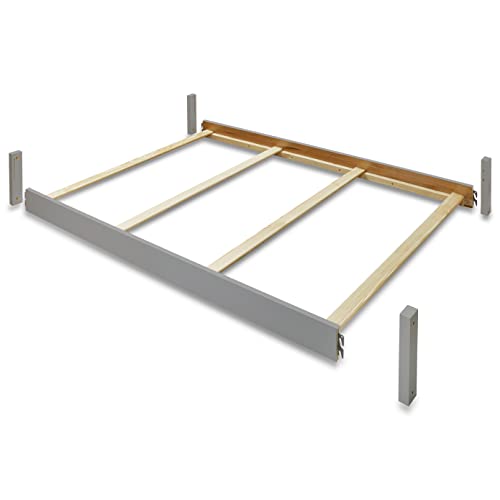 Sorelle Furniture Toddler Rails and Full-Size Bed Adult Rails, Sorelle Wood Bed Rail & Crib Conversion Kit, Converts Sorelle Furniture Crib to Toddler Bed and Full-Size Bed, # 221 - Gray