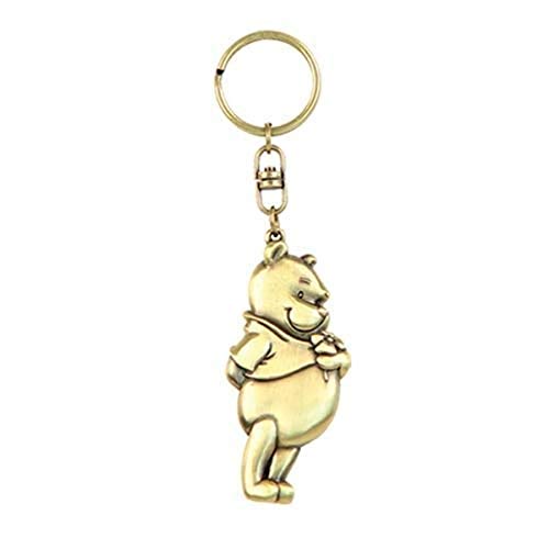 Disney Pooh Brass Pewter Key Ring Multicolor, 1'