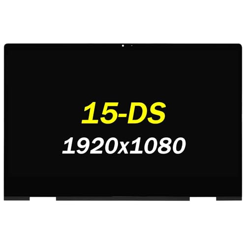 Replacement for HP Envy X360 15-ds 15m-ds LCD Screen 15m-ds0011dx Display 15m-ds0012dx Digitizer 15m-ds0023dx 15-ds0003ca 15-ds0013ca 15-ds0013nr L53868-001 FHD 15.6' LCD Touch Screen Laptop Panel