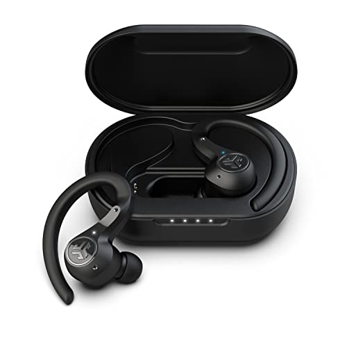 JLab Epic Air Sport ANC True Wireless Bluetooth 5 Earbuds, Headphones for Working Out, IP66 Sweatproof, 15-Hour Battery Life, 55-Hour Charging Case, Music Controls, 3 EQ Sound Settings