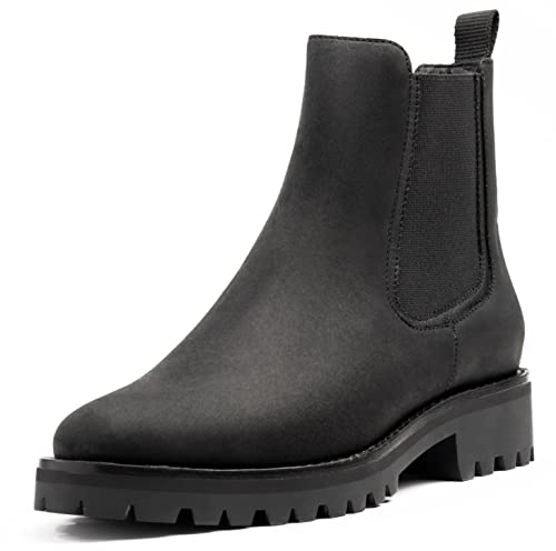 Thursday Boot Company Women's Legend Rugged & Resilient Chelsea Boots, Black Matte, 7.5