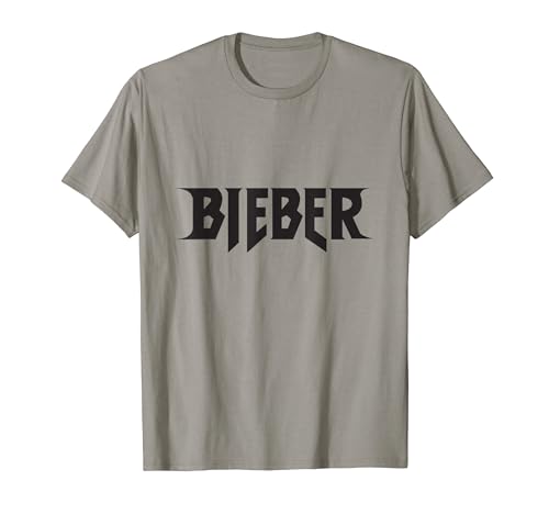 Justin Bieber Black Bieber Logo T-Shirt