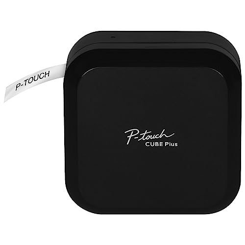 Brother P-Touch Cube Plus PT-P710BT Versatile Label Maker with Bluetooth Wireless Technology