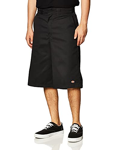 Dickies mens 13 Inch Loose Fit Multi-pocket Short Work Utility Pants, Black, 36 Regular US