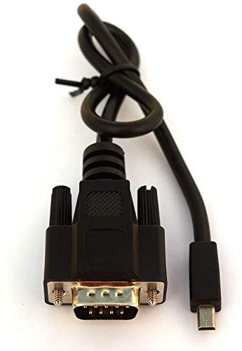 Mini-Serial to DB-9 Male Adapter Cable