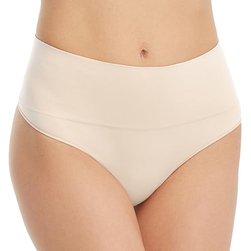 SPANX, Everyday Shaping Panties Thong, Soft Nude, S